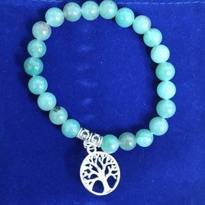 Jewelry - New Green Aventurine Stone Bracelet Tree of Life Jewelry - New Green Aventurine Stone Bracelet Tree of Life